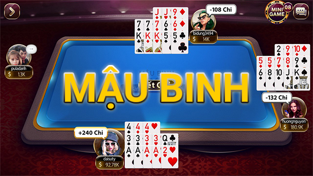 Luật chơi bài Mậu Binh cơ bản cho người mới